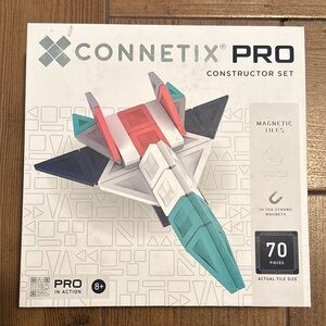 Pro 70-Piece Constructor Set - Teal, Red, White & Navy